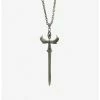 Love And Madness DC Comics Wonder Woman Hematite Sword Of Athena Necklace -transcendentactive shop 11095419 hi