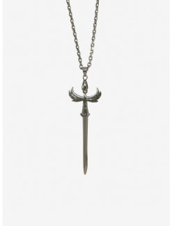 Love And Madness DC Comics Wonder Woman Hematite Sword Of Athena Necklace