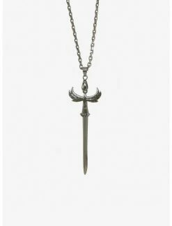 Love And Madness DC Comics Wonder Woman Hematite Sword Of Athena Necklace