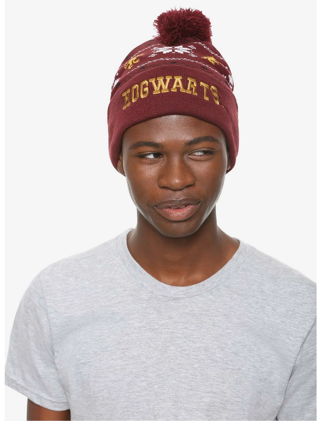 Bioworld Harry Potter Hogwarts Pom Beanie 3 Bioworld Harry Potter Hogwarts Pom Beanie