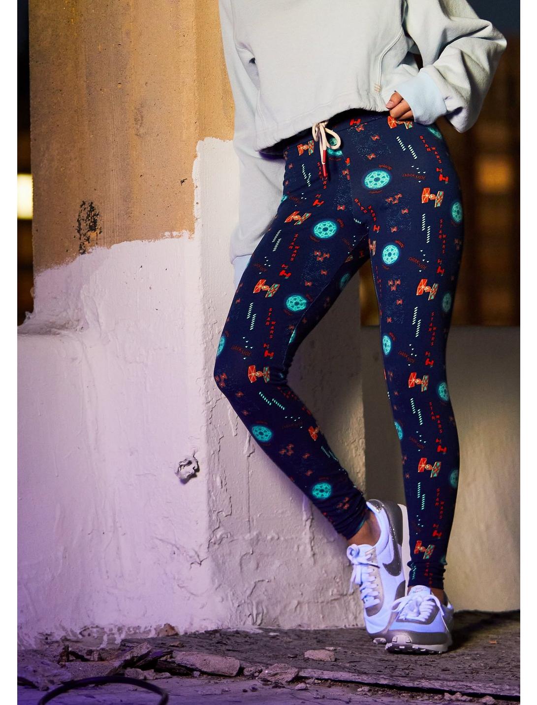 Her Universe Star Wars Dark Side Galactic Empire Neon Leggings Her Universe Exclusive HUNIVERS Her Universe Star Wars Dark Side Galactic Empire Neon Leggings Her Universe Exclusive -transcendentactive shop 14982699 hi