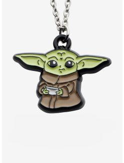 HUNIVERS Star Wars The Mandalorian The Child Cup Pendant Necklace