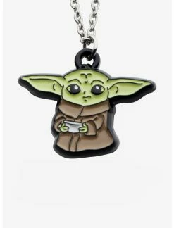 HUNIVERS Star Wars The Mandalorian The Child Cup Pendant Necklace