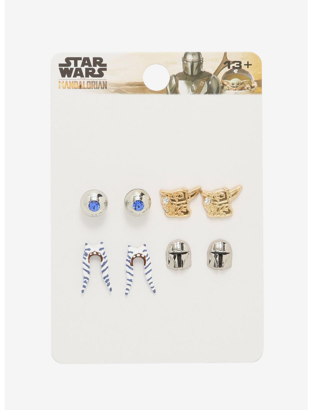 Star Wars The Mandalorian Earring Set HUNIVERS Star Wars The Mandalorian Earring Set -transcendentactive shop 15266696 av1