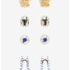 HUNIVERS Star Wars The Mandalorian Earring Set -transcendentactive shop 15266696 hi