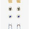 HUNIVERS Star Wars The Mandalorian Earring Set -transcendentactive shop 15266696 hi
