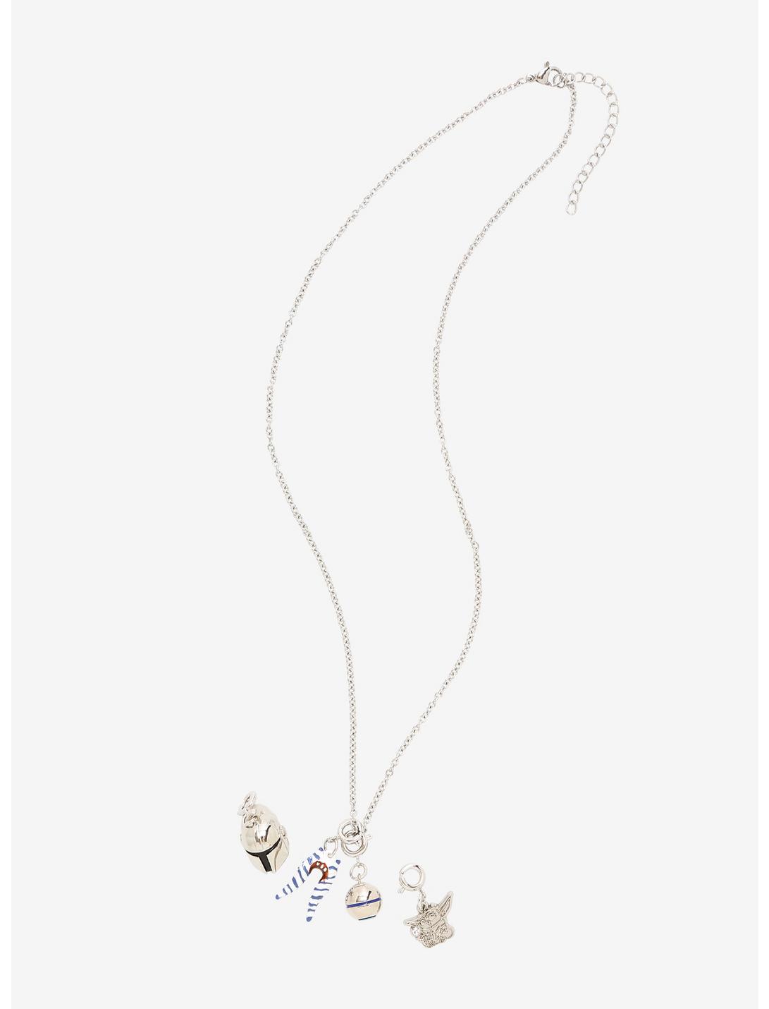 Star Wars The Mandalorian Interchangeable Charm Necklace HUNIVERS Star Wars The Mandalorian Interchangeable Charm Necklace -transcendentactive shop 15266698 av1