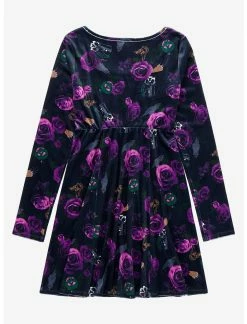 HUNIVERS Disney Villains Floral Icons Dress -transcendentactive shop 15430945 av1