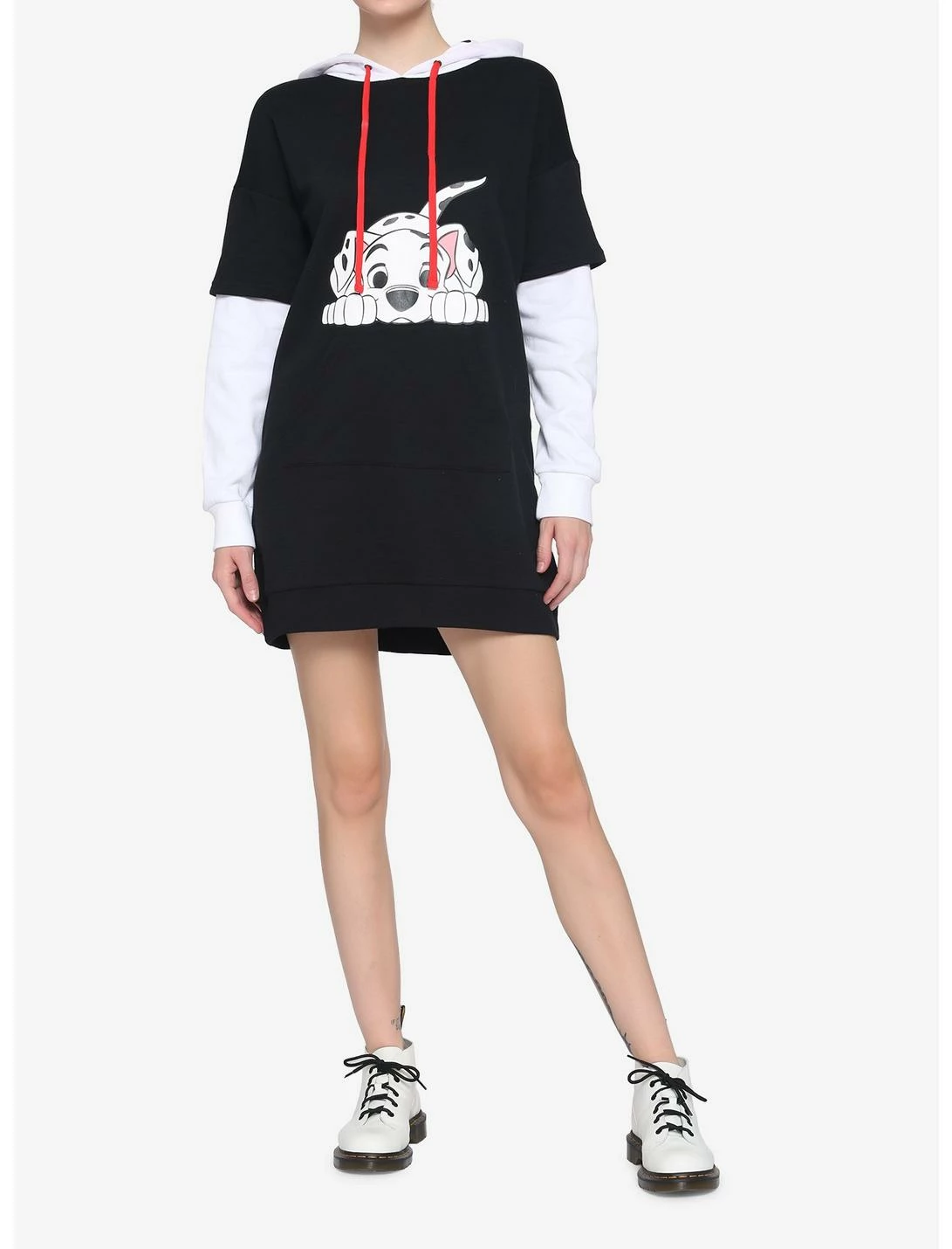 HUNIVERS Disney 101 Dalmatians Twofer Hoodie Dress 4 HUNIVERS Disney 101 Dalmatians Twofer Hoodie Dress - Image 2