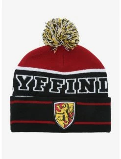 OURUNVRS Harry Potter Gryffindor House Pom Beanie