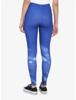 HUNIVERS Her Universe Studio Ghibli My Neighbor Totoro Night Sky Leggings -transcendentactive shop 15908140 av1