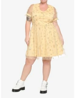 HUNIVERS Disney Beauty & The Beast Belle Dress Plus Size -transcendentactive shop 15942206 av1