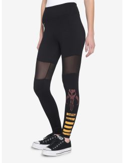 HUNIVERS Her Universe Star Wars Boba Fett Mesh Leggings 4 HUNIVERS Her Universe Star Wars Boba Fett Mesh Leggings -transcendentactive shop 16044261 av2