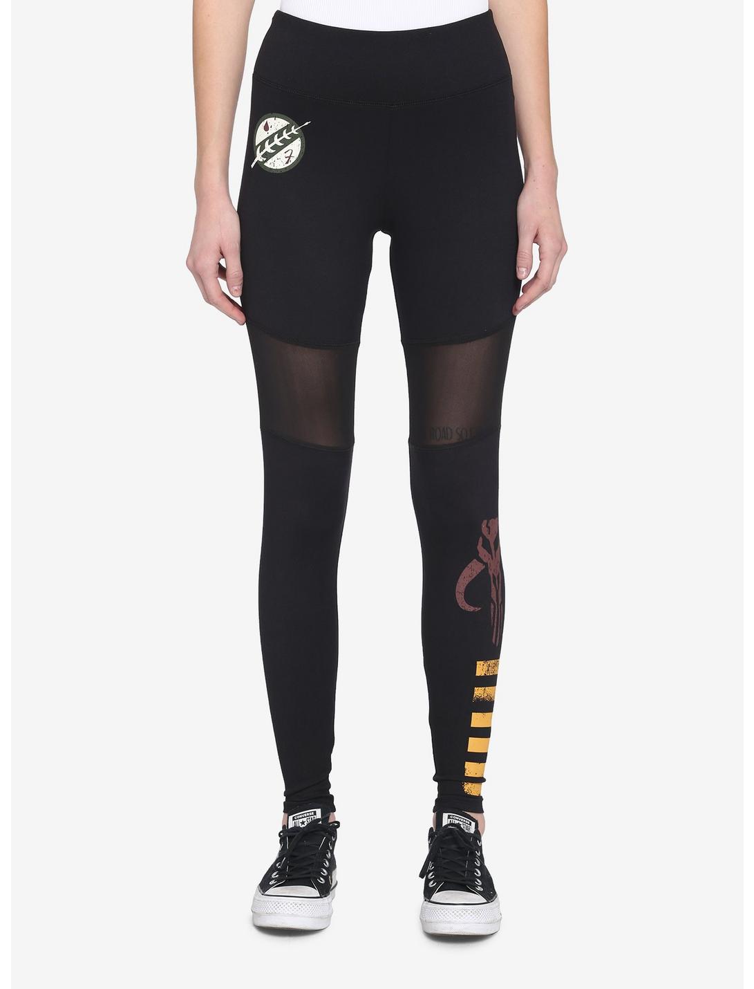 Her Universe Star Wars Boba Fett Mesh Leggings HUNIVERS Her Universe Star Wars Boba Fett Mesh Leggings -transcendentactive shop 16044261 hi