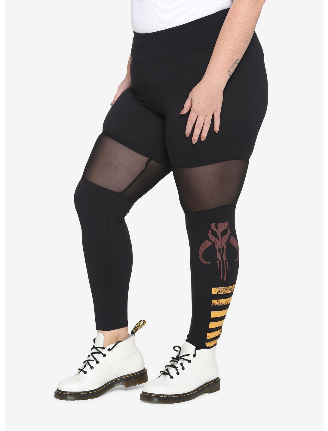 Her Universe Star Wars Boba Fett Mesh Leggings Plus Size HUNIVERS Her Universe Star Wars Boba Fett Mesh Leggings Plus Size -transcendentactive shop 16044269 hi