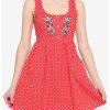 HUNIVERS Her Universe Disney Minnie Mouse Polka Dots Babydoll Dress -transcendentactive shop 16404424 hi