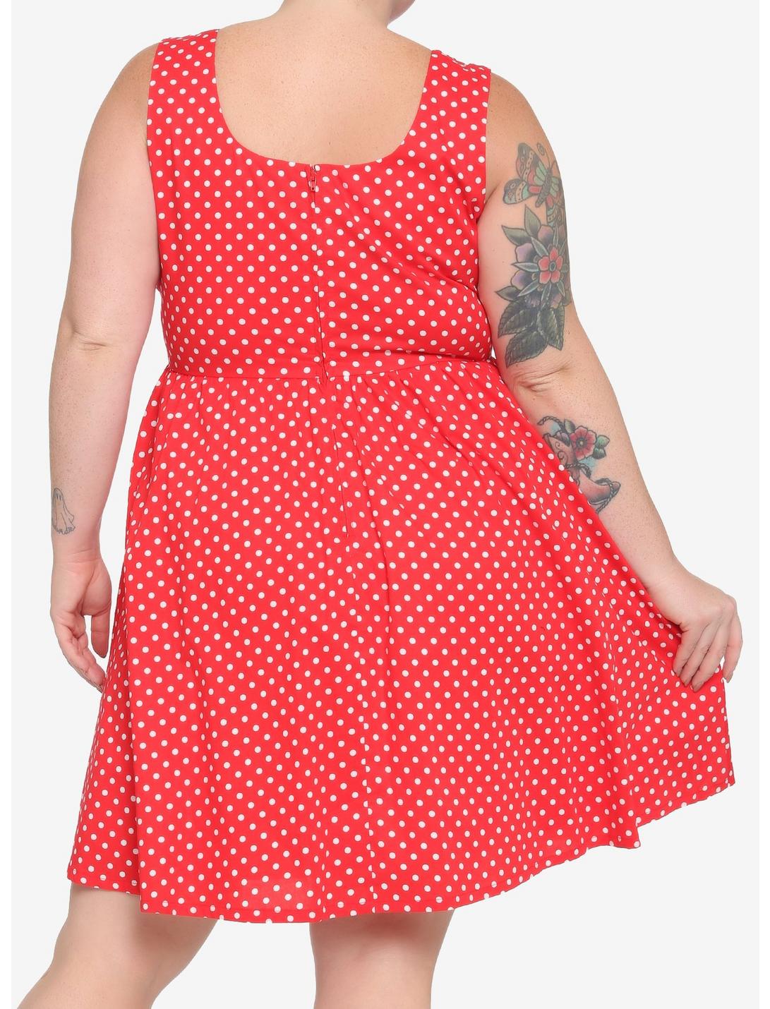 HUNIVERS Her Universe Disney Minnie Mouse Polka Dots Babydoll Dress Plus Size 5 HUNIVERS Her Universe Disney Minnie Mouse Polka Dots Babydoll Dress Plus Size - Image 3