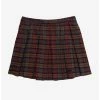 HUNIVERS The Umbrella Academy Plaid Pleated Skirt Plus Size -transcendentactive shop 16587216 hi