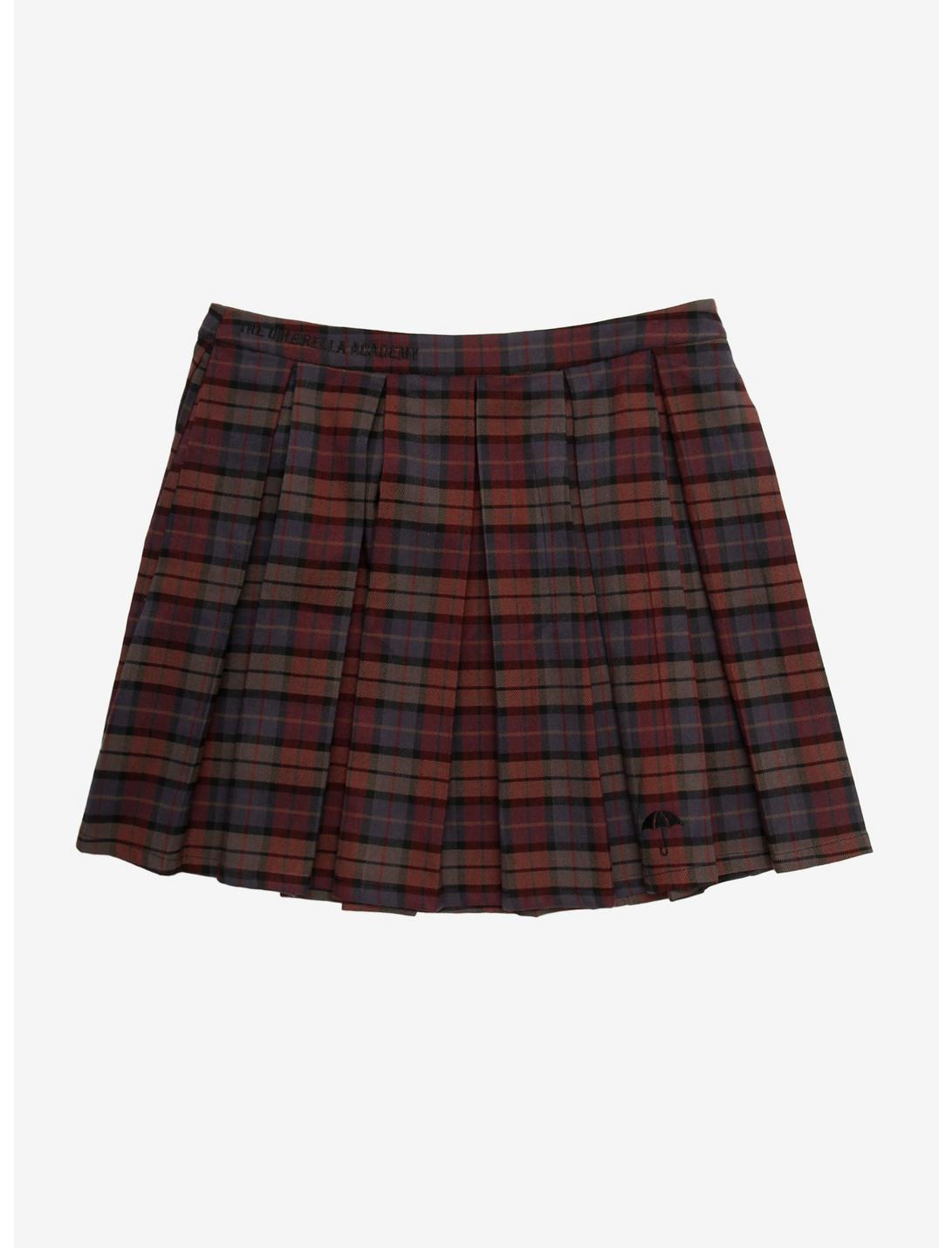 The Umbrella Academy Plaid Pleated Skirt Plus Size HUNIVERS The Umbrella Academy Plaid Pleated Skirt Plus Size -transcendentactive shop 16587216 hi