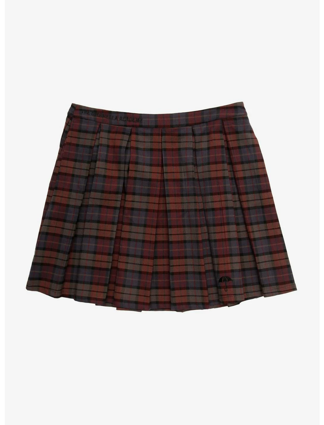 HUNIVERS The Umbrella Academy Plaid Pleated Skirt Plus Size 3 HUNIVERS The Umbrella Academy Plaid Pleated Skirt Plus Size