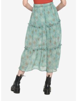 HUNIVERS Outlander Tiered Midi Skirt -transcendentactive shop 16714689 av1