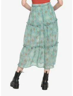 HUNIVERS Outlander Tiered Midi Skirt -transcendentactive shop 16714689 av1