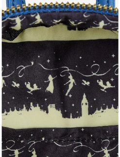 LNGEFLY Loungefly Disney Peter Pan Clock Glow-In-The-Dark Mini Backpack -transcendentactive shop 16775939 av3