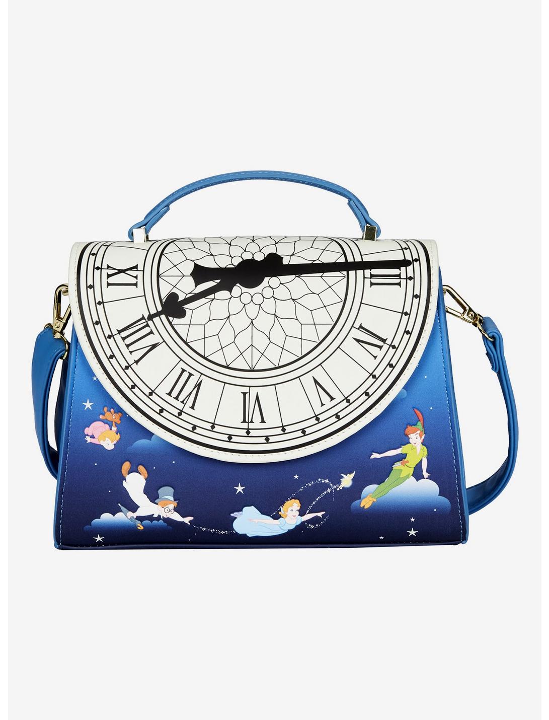 Loungefly Disney Peter Pan Clock Glow-In-The-Dark Crossbody Bag LNGEFLY Loungefly Disney Peter Pan Clock Glow-In-The-Dark Crossbody Bag -transcendentactive shop 16775941 hi