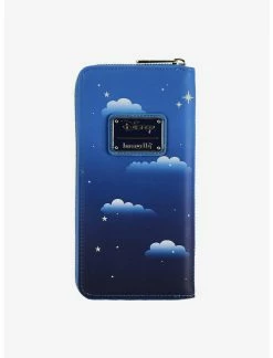 LNGEFLY Loungefly Disney Peter Pan Clock Glow-In-The-Dark Zipper Wallet -transcendentactive shop 16775943 av2