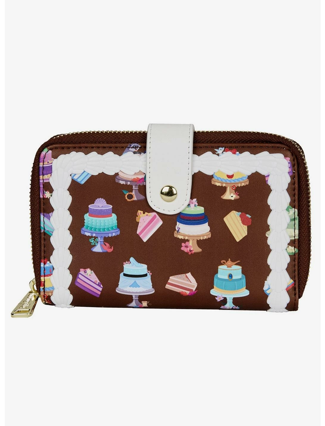 LNGEFLY Loungefly Disney Princess Cakes Zipper Wallet 3 LNGEFLY Loungefly Disney Princess Cakes Zipper Wallet