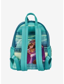 LNGEFLY Loungefly Disney Tangled Rapunzel Castle Glow-In-The-Dark Mini Backpack -transcendentactive shop 16775953 av2