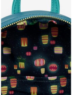 LNGEFLY Loungefly Disney Tangled Rapunzel Castle Glow-In-The-Dark Mini Backpack -transcendentactive shop 16775953 av3