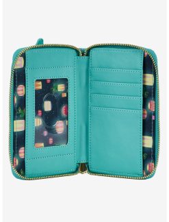 LNGEFLY Loungefly Disney Tangled Rapunzel Castle Glow-In-The-Dark Zipper Wallet -transcendentactive shop 16775955 av3