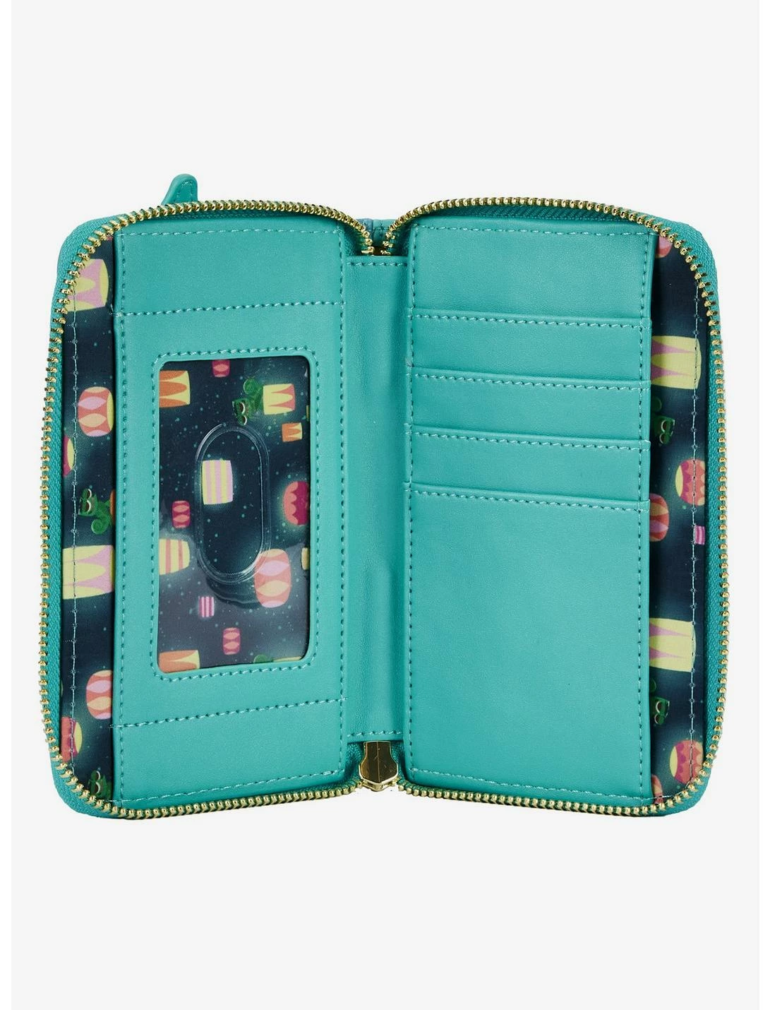 LNGEFLY Loungefly Disney Tangled Rapunzel Castle Glow-In-The-Dark Zipper Wallet 6 LNGEFLY Loungefly Disney Tangled Rapunzel Castle Glow-In-The-Dark Zipper Wallet - Image 4