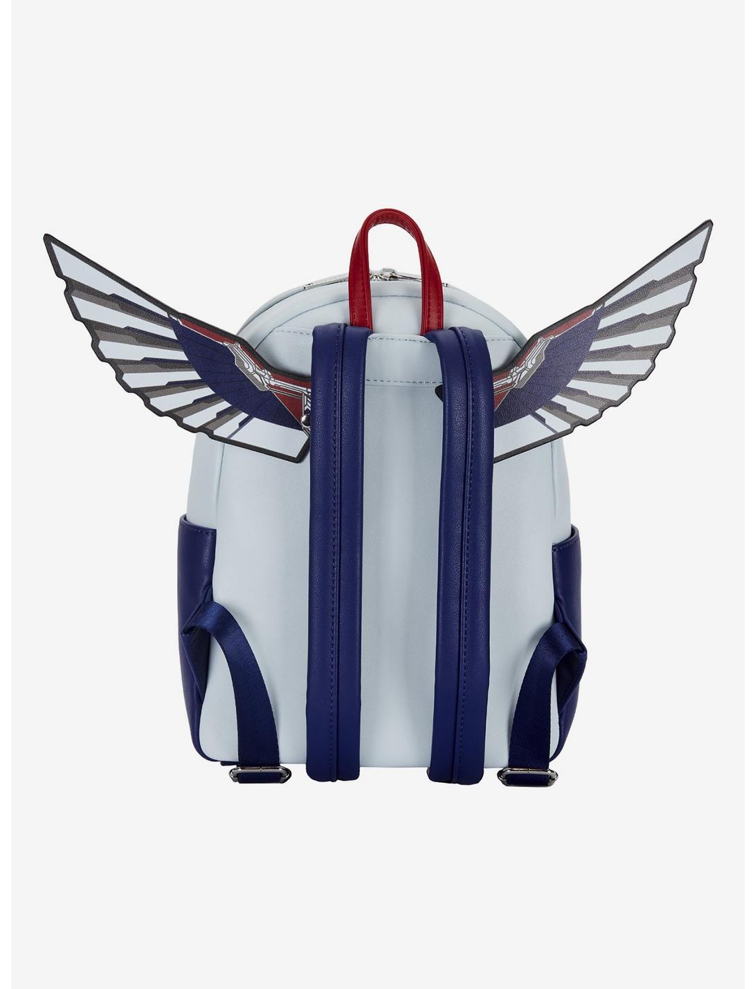 Loungefly Marvel The Falcon And The Winter Soldier Captain America Mini Backpack LNGEFLY Loungefly Marvel The Falcon And The Winter Soldier Captain America Mini Backpack -transcendentactive shop 16775959 av1