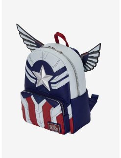 LNGEFLY Loungefly Marvel The Falcon And The Winter Soldier Captain America Mini Backpack 5 LNGEFLY Loungefly Marvel The Falcon And The Winter Soldier Captain America Mini Backpack -transcendentactive shop 16775959 av3