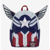 LNGEFLY Loungefly Marvel The Falcon And The Winter Soldier Captain America Mini Backpack -transcendentactive shop 16775959 hi