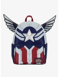 LNGEFLY Loungefly Marvel The Falcon And The Winter Soldier Captain America Mini Backpack