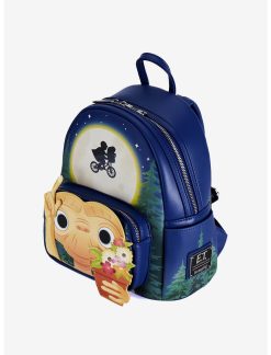 LNGEFLY Loungefly E.T. The Extra-Terrestrial Flower Glow-In-The-Dark Mini Backpack -transcendentactive shop 16775963 av3