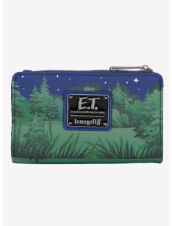 LNGEFLY Loungefly E.T. The Extra-Terrestrial Flower Glow-In-The-Dark Wallet -transcendentactive shop 16775965 av1
