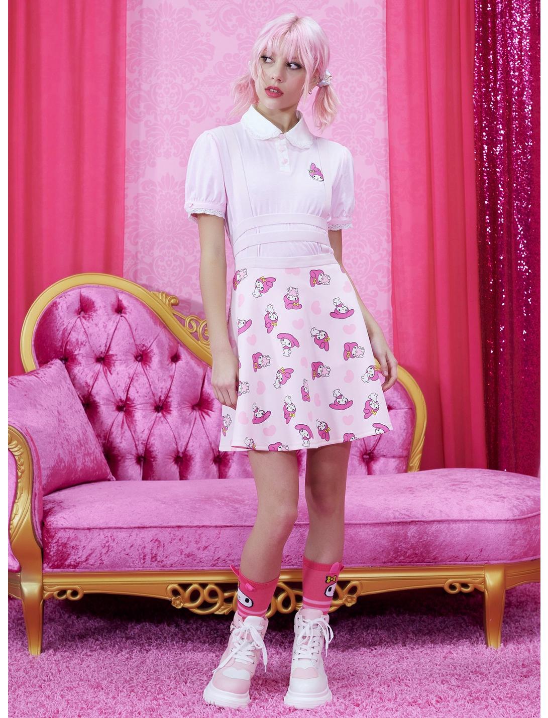My Melody Strappy Suspender Skirt HUNIVERS My Melody Strappy Suspender Skirt -transcendentactive shop 16784558 av1