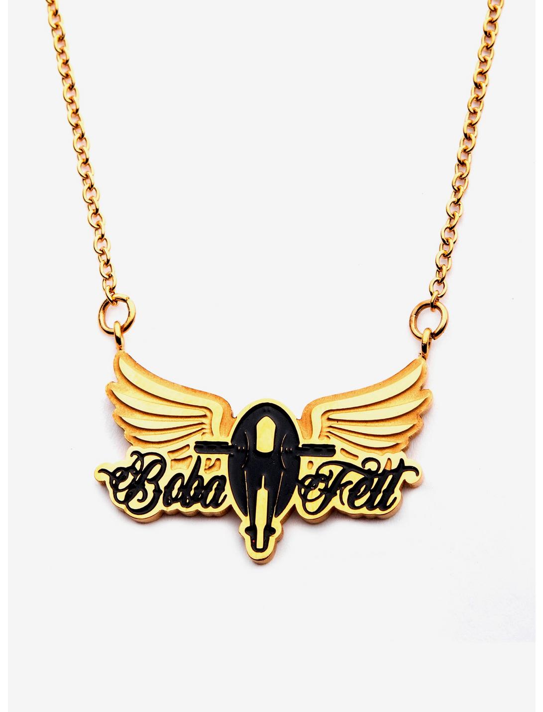 Star Wars The Book Of Boba Fett Firespray Necklace HUNIVERS Star Wars The Book Of Boba Fett Firespray Necklace -transcendentactive shop 16895373 hi