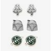 HUNIVERS Star Wars The Book Of Boba Fett Icons Earring Set -transcendentactive shop 16895375 hi