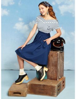 HUNIVERS Her Universe Disney Logo Retro Cap Sleeve Dress -transcendentactive shop 16898221 av3