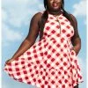 HUNIVERS Her Universe Marvel Avengers Icons Gingham Tiered Dress Plus Size -transcendentactive shop 16898244 hi