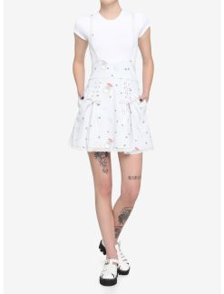 HUNIVERS Her Universe Studio Ghibli My Neighbor Totoro Cherry Blossoms Lace-Up Suspender Skirt -transcendentactive shop 16966633 av1