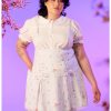 HUNIVERS Her Universe Studio Ghibli My Neighbor Totoro Cherry Blossoms Lace-Up Suspender Skirt Plus Size -transcendentactive shop 16966641 hi