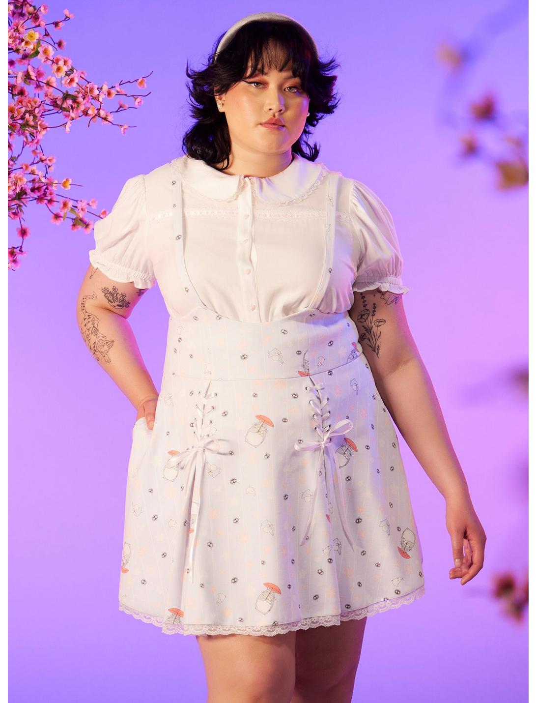 Her Universe Studio Ghibli My Neighbor Totoro Cherry Blossoms Lace-Up Suspender Skirt Plus Size HUNIVERS Her Universe Studio Ghibli My Neighbor Totoro Cherry Blossoms Lace-Up Suspender Skirt Plus Size -transcendentactive shop 16966641 hi