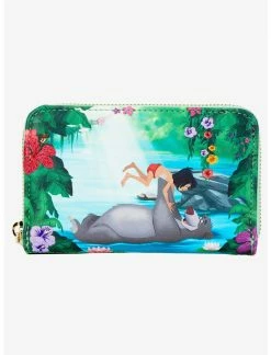 LNGEFLY Loungefly Disney The Jungle Book Mowgli & Baloo Zipper Wallet