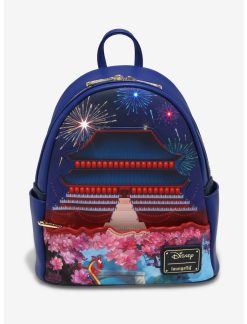 LNGEFLY Loungefly Disney Mulan Castle Mini Backpack -transcendentactive shop 16973381 av1